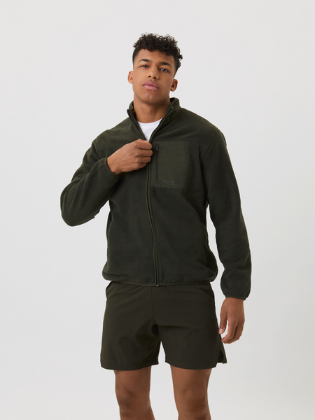 BJÖRN BORG Sthlm Fleece Jacket men Rosin L Recycled Polyester