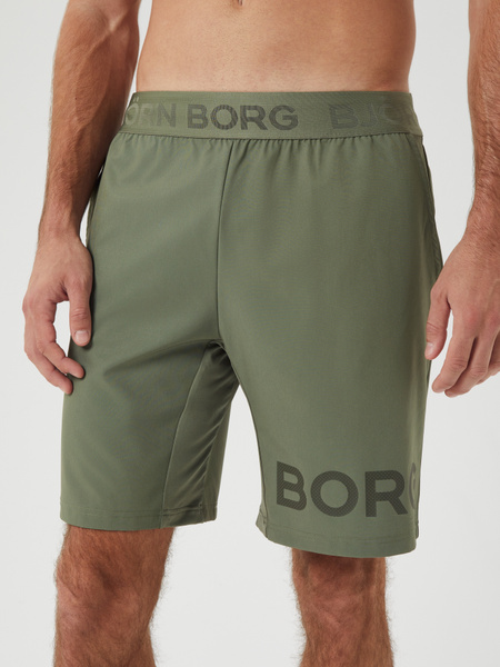 Björn Borg Borg Shorts i grönt för träning – baksida