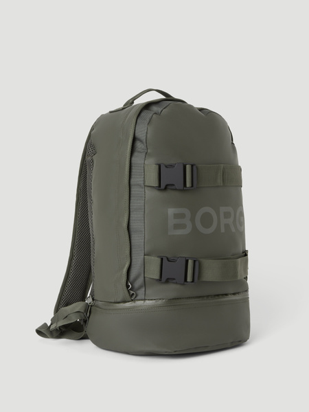 Björn Borg Borg Duffle ryggsäck 28L i grönt – baksida