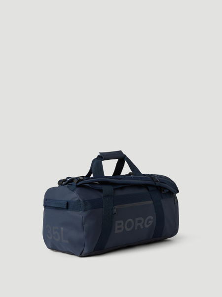 Björn Borg Duffle Bag 35L – marinblå väska i TPE – baksida
