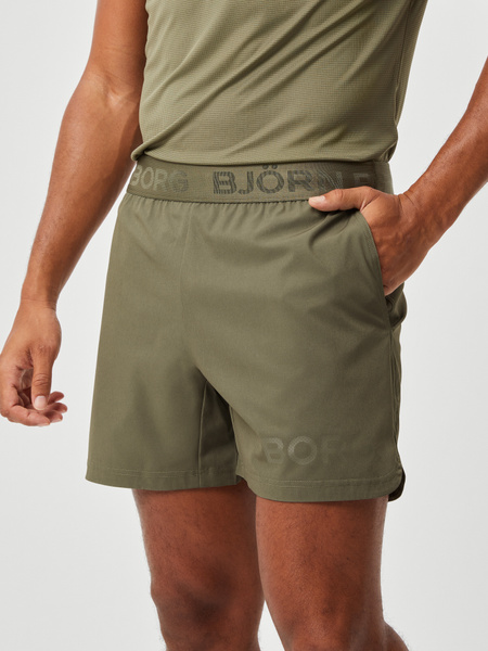 Björn Borg Short Shorts – kort passform med nyckelficka, grön – baksida