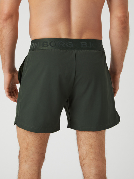 Björn Borg Short Shorts i grönt – kort passform med nyckelficka – baksida