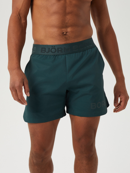 Björn Borg Short Shorts i grönt – kort passform med stretch – baksida