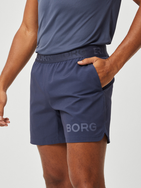Björn Borg Short Shorts – kort passform med nyckelficka, blå – baksida