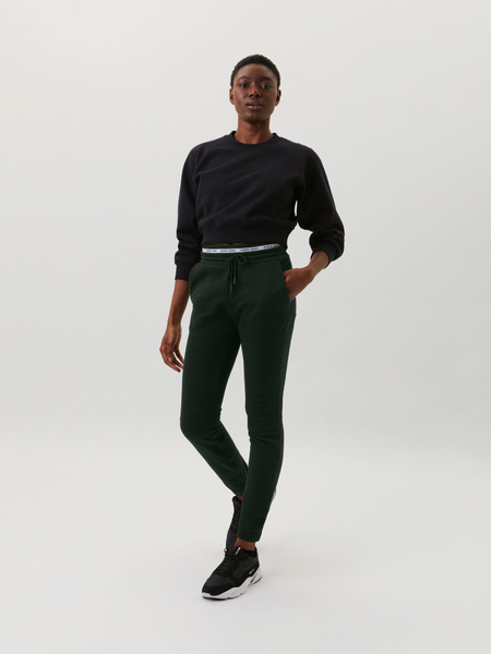 BJÖRN BORG Sthlm Elastic Pants women Deep Forest Green XXL BCI Cotton