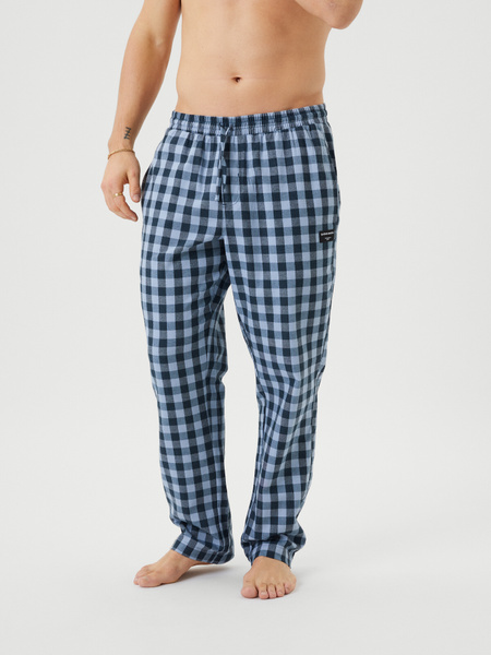 Björn Borg Core pyjamasbyxor i mönstrad flanell – baksida