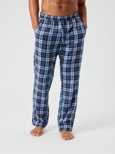 Björn Borg Core Flannel Pyjama Pants Blauw, L