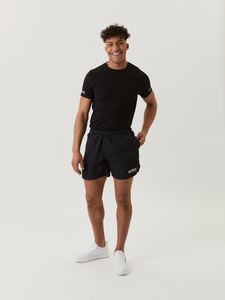 BJÖRN BORG Borg Training Shorts men Black Beauty XXL Recycled Polyamide
