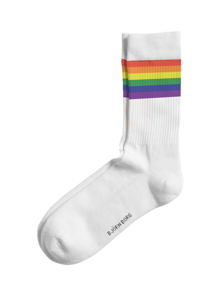 Björn Borg Core Crew Socks 3-pack vita strumpor – baksida