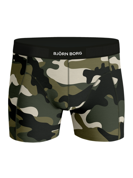 Björn Borg Premium boxer 2-pack i ekologisk bomull i svart – baksida