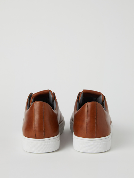 Björn Borg SL100 sneaker i hållbart läder, brun – baksida