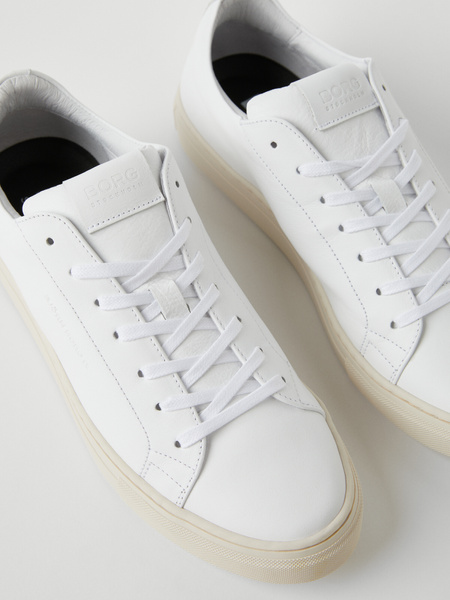 Björn Borg Sl100 sneaker i LWG-läder för herr – vit – baksida