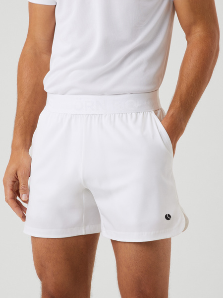 Björn Borg Ace Short Shorts vita – träningsshorts med fickor – baksida