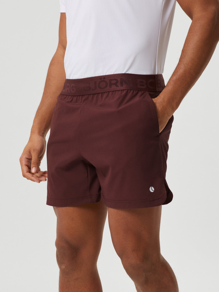 Björn Borg Ace Short Shorts bruna – sköna shorts för gymmet – baksida