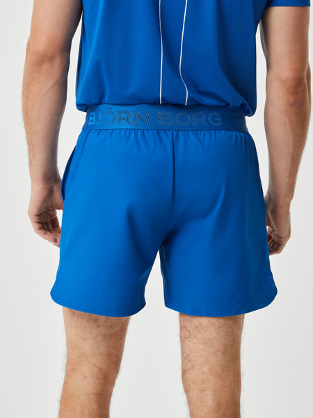 Björn Borg Ace Short Shorts blå – träningsshorts med dragsnöre – baksida