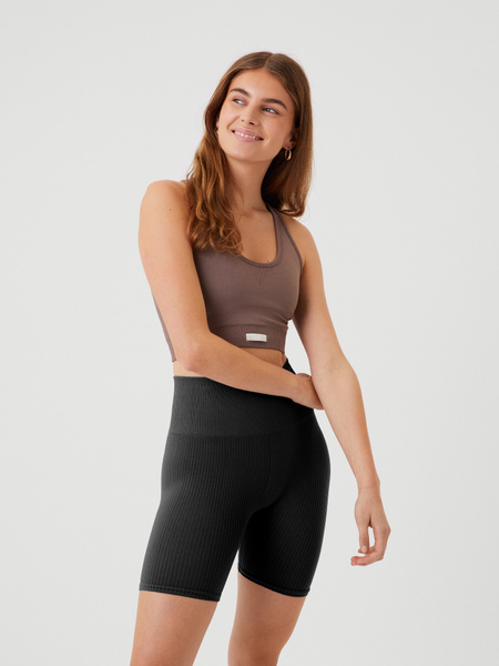 Björn Borg Studio Low seamless sport-bh, brun – baksida