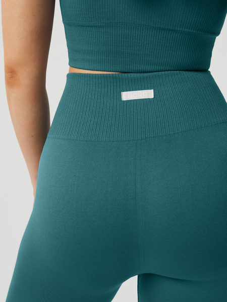 Björn Borg Studio Seamless Light Tights i blått – baksida