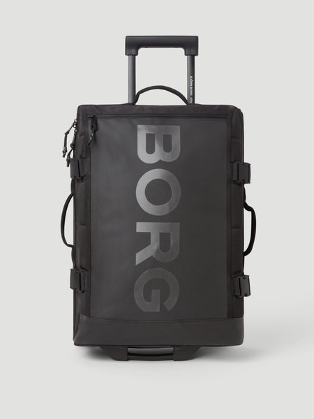 Björn Borg Borg Travel trolley S 46L i svart – baksida