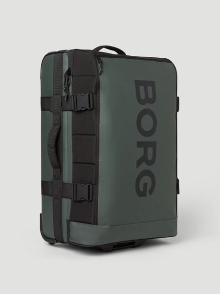 Björn Borg Borg resväska 80L i grönt – baksida