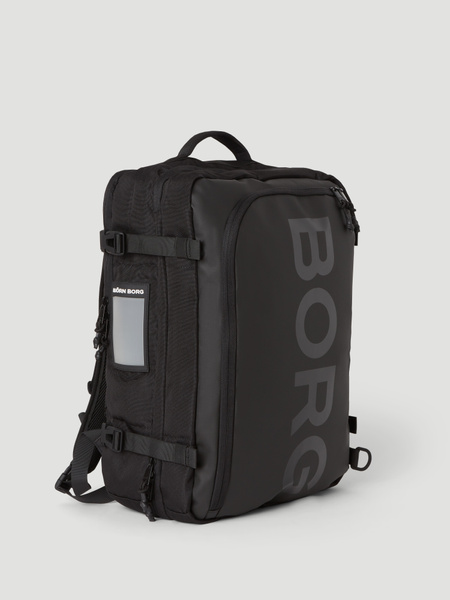 Björn Borg Borg Travel ryggsäck L 35L i svart – baksida