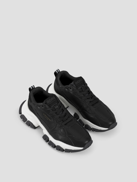 Björn Borg R2600 sneakers för dam med kraftig sula – svart – baksida