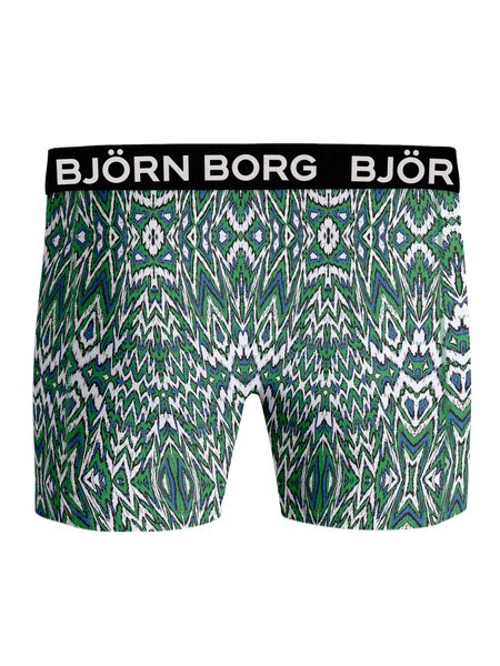 Björn Borg Microfiber boxer 1-pack i återvunnen polyester, grön – baksida