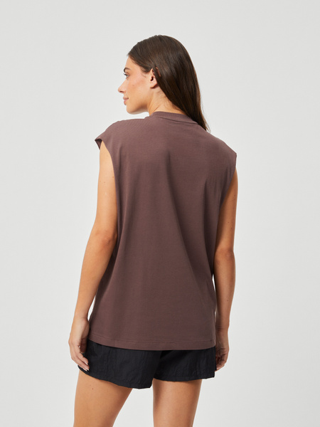 Björn Borg Studio Loose Fit linne i brunt, dam – baksida