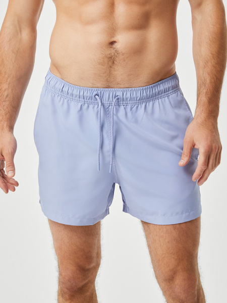 Björn Borg Solid badshorts med lös passform – lila – baksida