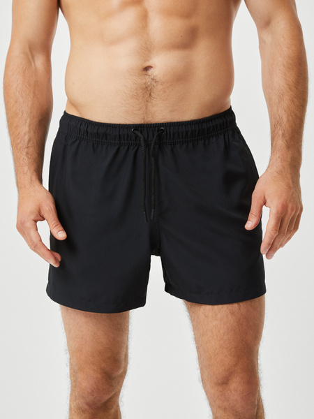 Björn Borg Solid badshorts med lös passform – svart – baksida