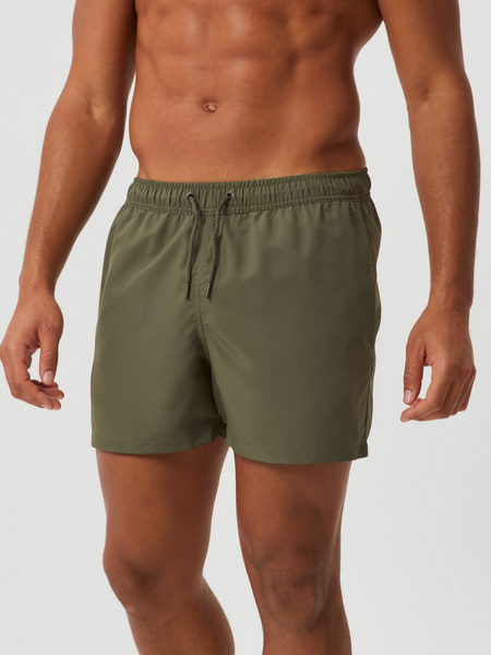 Björn Borg Solid badshorts herr – grön i återvunnen polyester – baksida