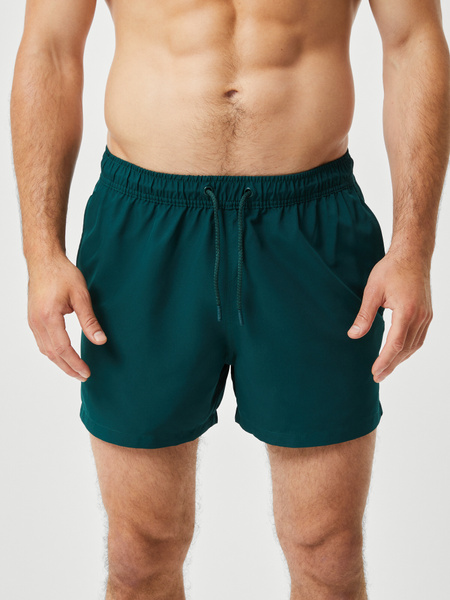 Björn Borg Solid badshorts med lös passform – grön – baksida