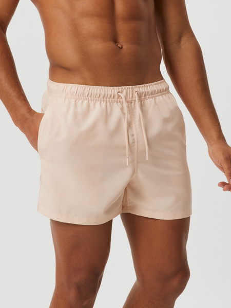 Björn Borg Solid badshorts herr – rosa i återvunnen polyester – baksida