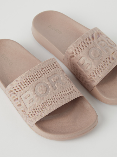 Björn Borg Knox Knit slippers i rosa för dam – baksida