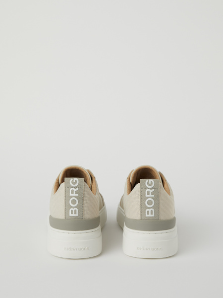 Björn Borg Breakpoint sneakers i beige – tennisinspirerat – baksida