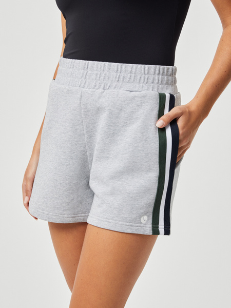 Björn Borg Ace Track Shorts dam – grå french terry-shorts – baksida