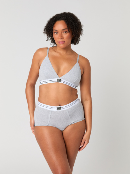 Björn Borg Core Original minishorts 2-pack grå – dam – baksida