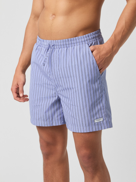 Björn Borg Thomas Mason pyjamasshorts i italiensk bomull – blå – baksida