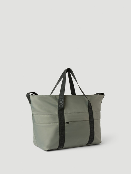 Björn Borg Classic Tote – grön shoppingväska 27 l – baksida