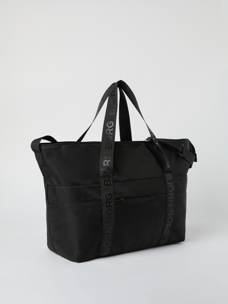 Björn Borg Classic totebag 27 liter i svart – baksida