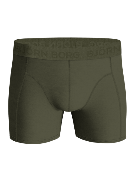Alternativ bild 1 för Björn Borg Cotton Stretch Boxer 3-pack Grön, S