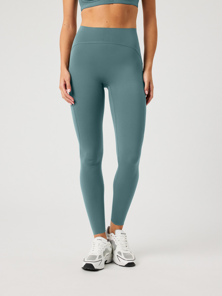 Björn Borg Borg Sleek högmidjade tights i grönt – baksida