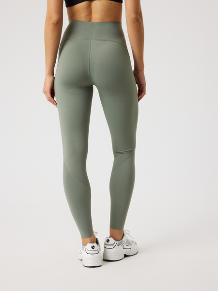 Björn Borg Sleek tights i grönt med hög midja – baksida