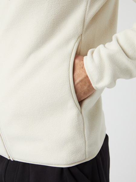 Björn Borg Full Zip Fleece – vit fleecejacka – baksida