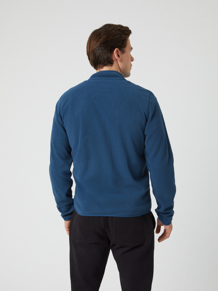 Björn Borg Full Zip Fleece – blå fleecejacka – baksida