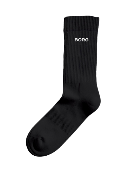 Alternativ bild 1 för Björn Borg Essential Crew Socks 3-pack Svart, 43-46