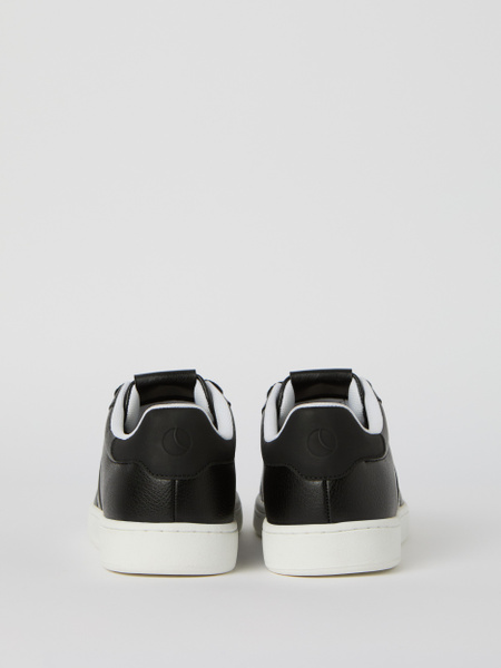 Björn Borg T470 Tennis Low – svarta sneakers med logorand – baksida