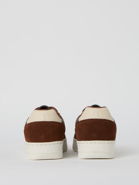 Björn Borg Line sneakers i brunt skinn och mocka – baksida