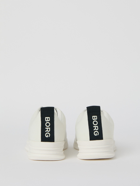 Björn Borg T2600 Tennis Low – vita sneakers med mesh – baksida