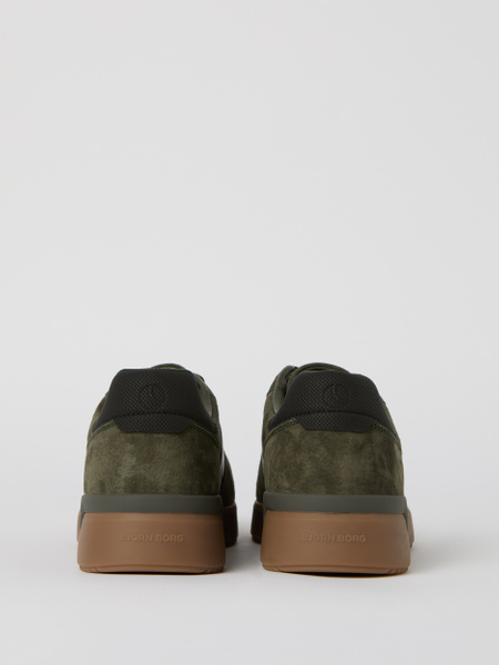 Björn Borg Spin sneakers i grönt skinn – baksida