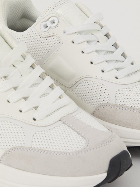 Björn Borg R1300 – vita damsneakers med chunky sula – baksida